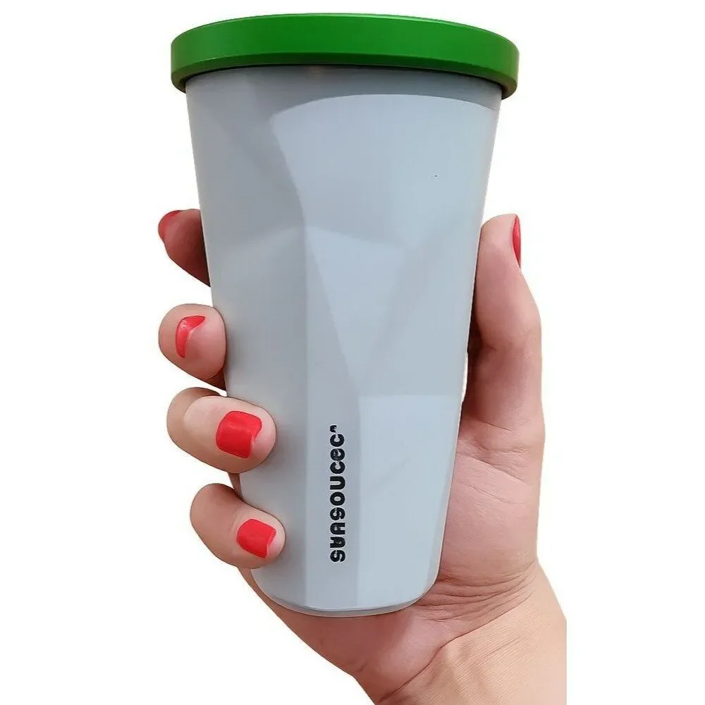 Starbucks Stainless Steel Travel Tumbler Cup Iridescent 16 oz GRANDE 2012